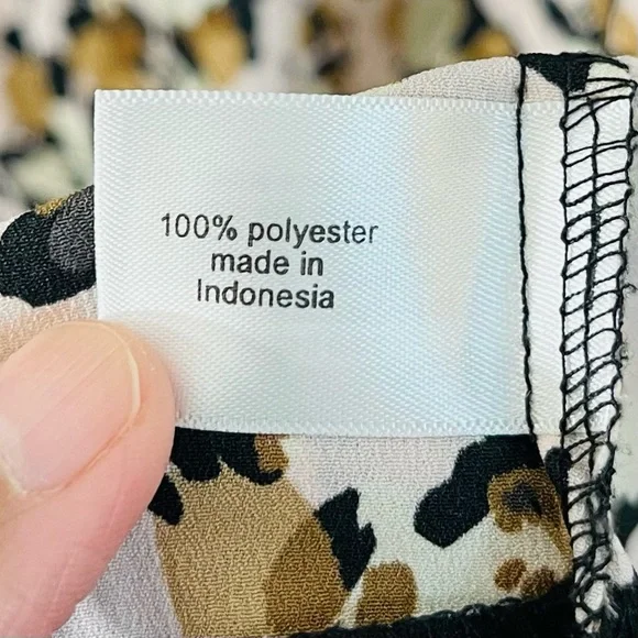 Lane Bryant Leopard Print Shark Hem Midi Dress 16 Pockets Occasional Vacay - Picture 5 of 12